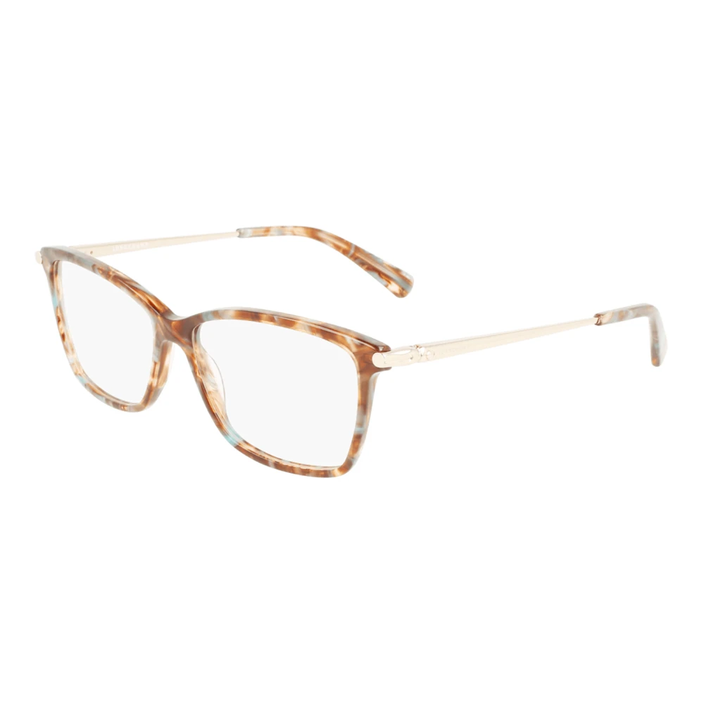 Longchamp Unisex Brown Marble -Azure Eyewear Frames - Glasses - 53 Mm - Accessories