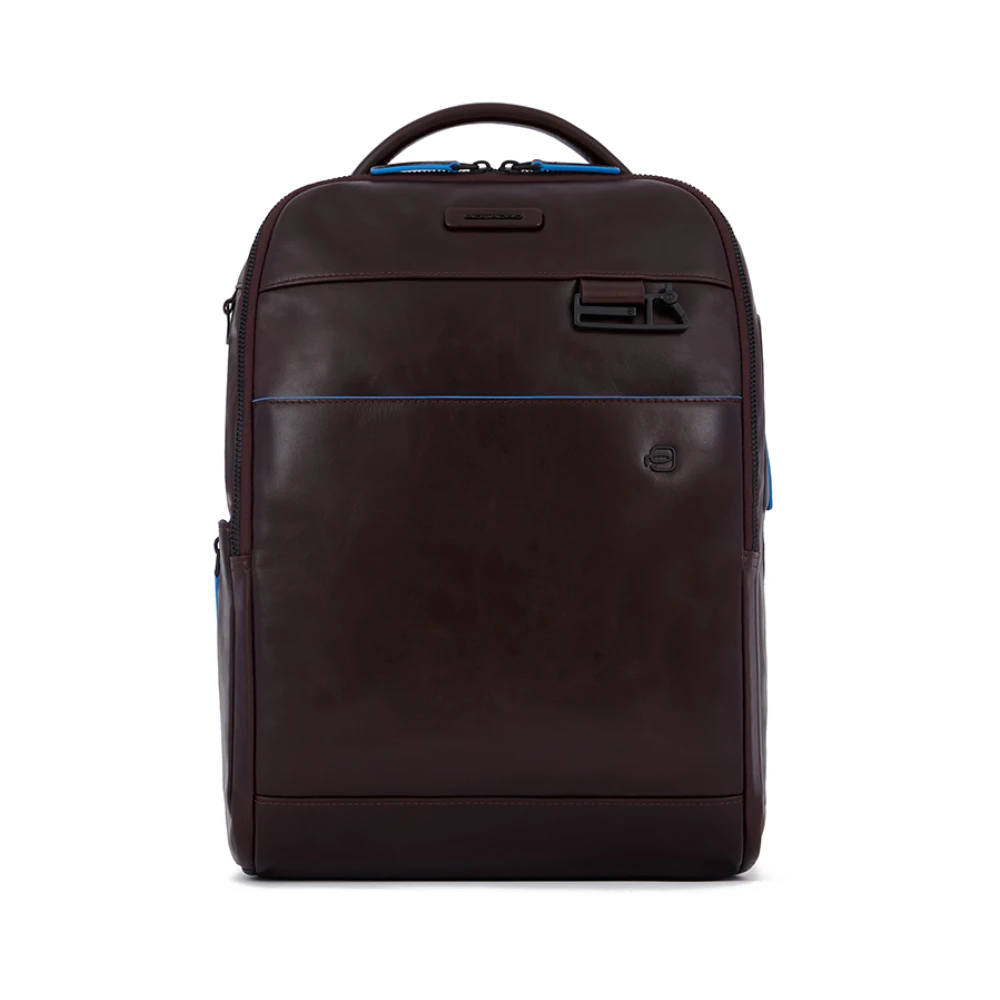 Piquadro Unisex Marron Sacs, Brun, Taille: One Size Laptop Backpack 14'' With Ipad® Compartment