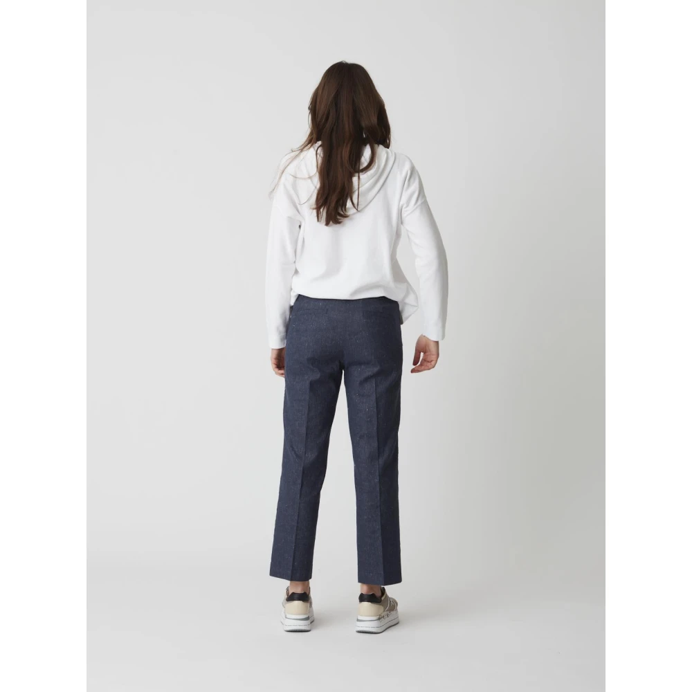 Via Masini 80 Stijlvolle Broek Blue Dames