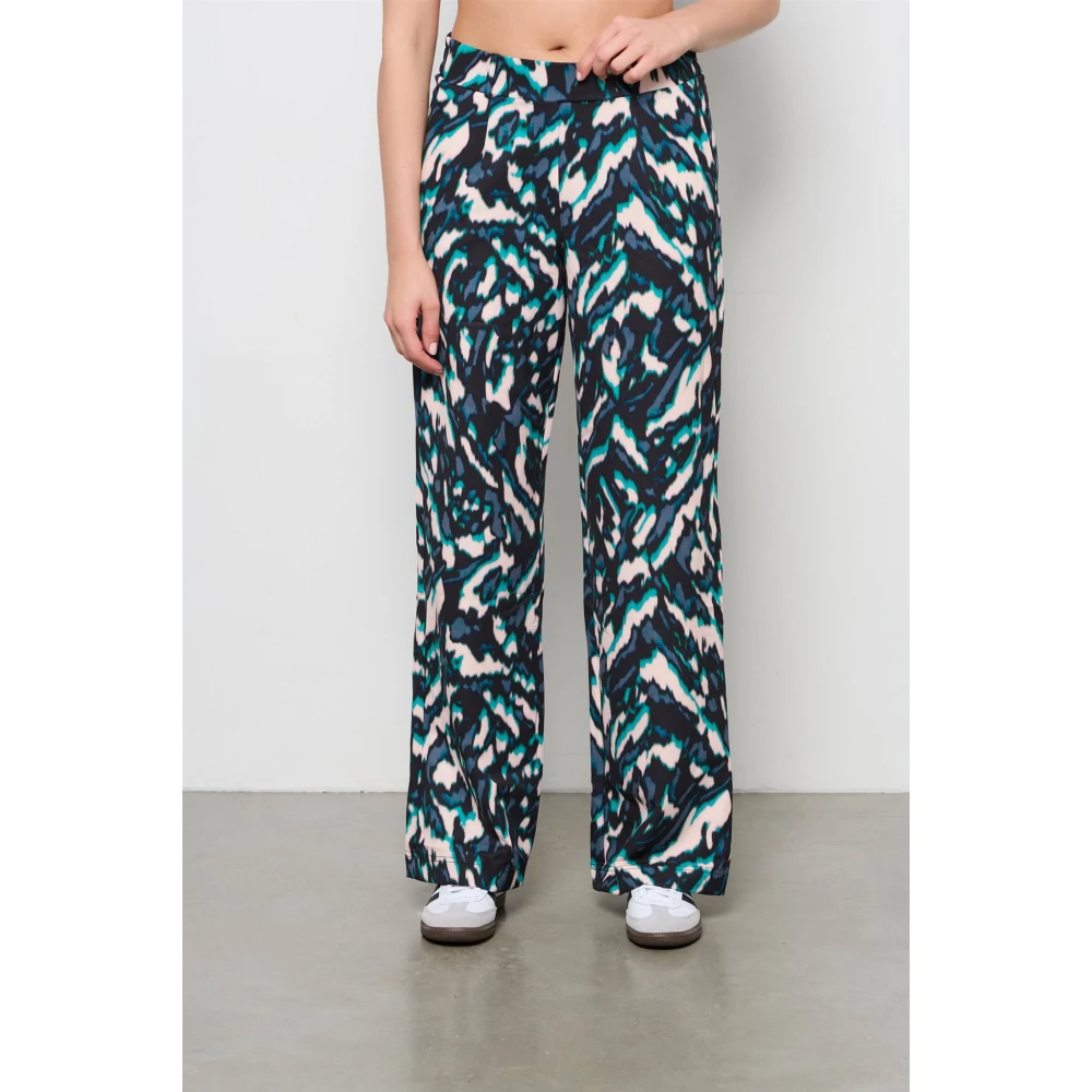 &Co Woman Wijde Broek Zomerse Stijl Multicolor Dames
