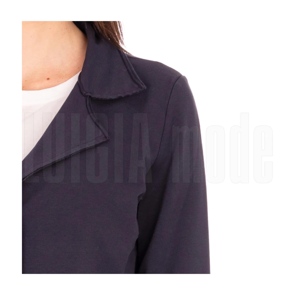 Alpha Studio Dames Jersey Cardigan Blue Dames