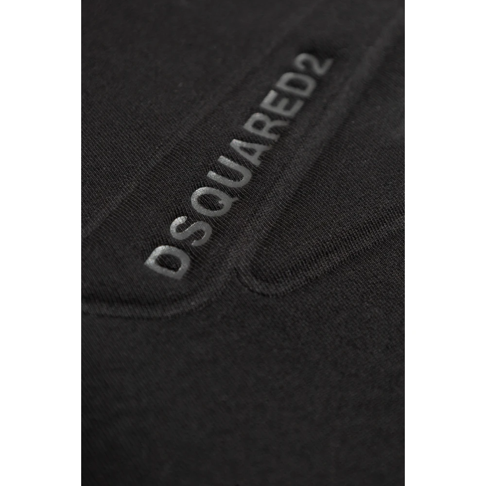 Dsquared2 Sweatshirt met logo Black Heren