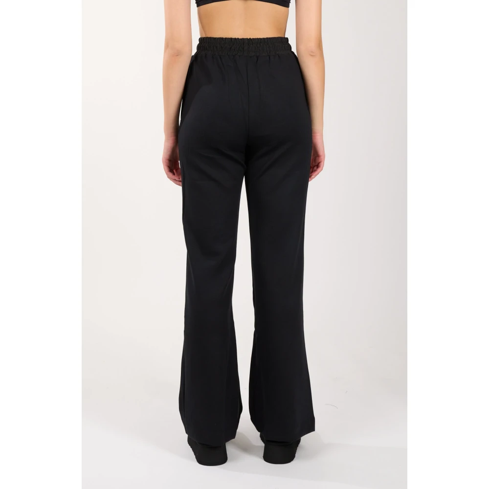 Hinnominate Modal Nylon Jogger Broek met Logo Black Dames