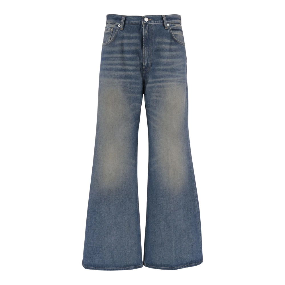 Haikure Blue Flare Jeans, Female, W28, Korea Denim