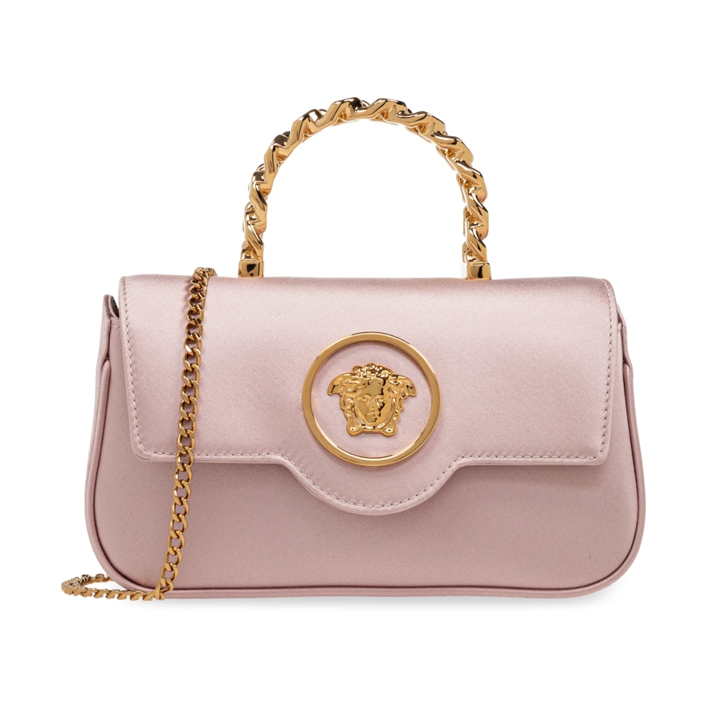 Versace Satijnen schoudertas Pink Dames