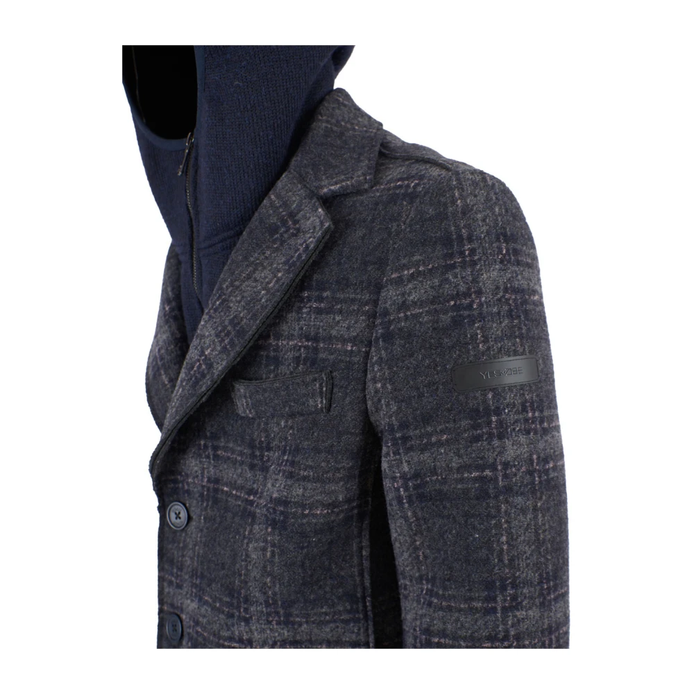 YES ZEE Stijlvolle Jassen Collectie Blue Heren