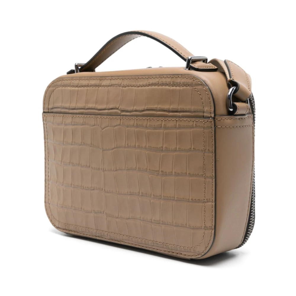 Michael Kors Stijlvolle Crossbody Tas met Pouch Beige Heren