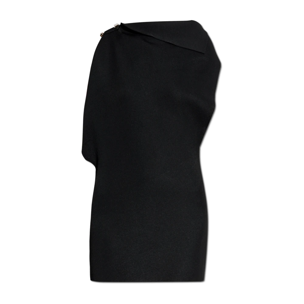 Jacquemus Black Party Dresses, Female, Xs, Mini Trapeze Dress