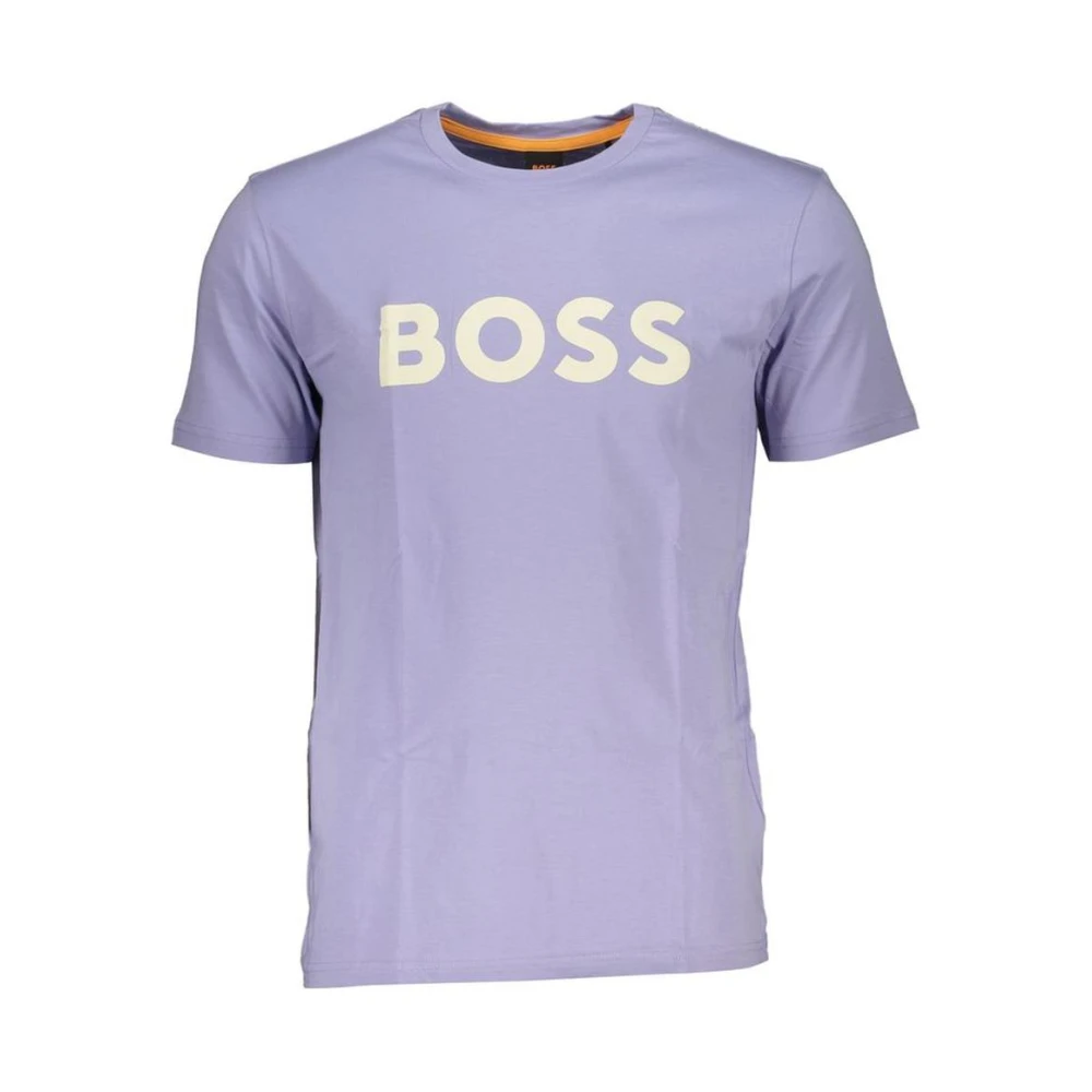 Hugo - Tops > T-Shirts - Purple - Hugo - Modalova
