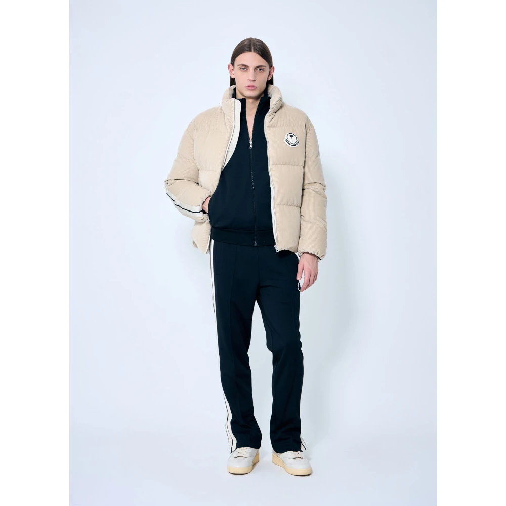 Moncler Logo Patch Zip-Up Cardigan Black Heren
