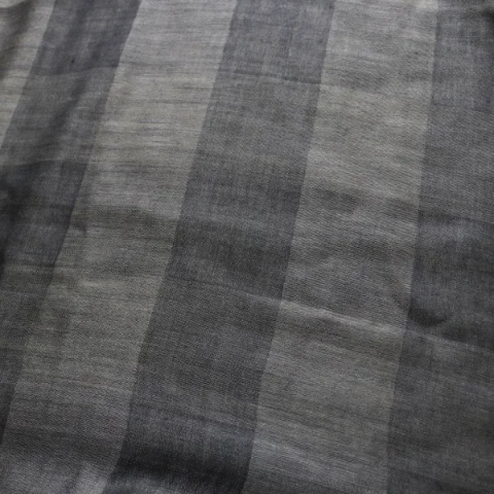 Dior Vintage Pre-owned Cashmere scarves Gray Dames
