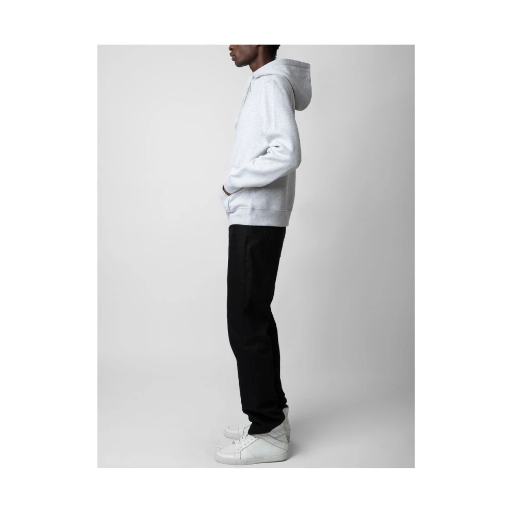 Zadig & Voltaire Stijlvol T-shirt voor mannen Gray Heren