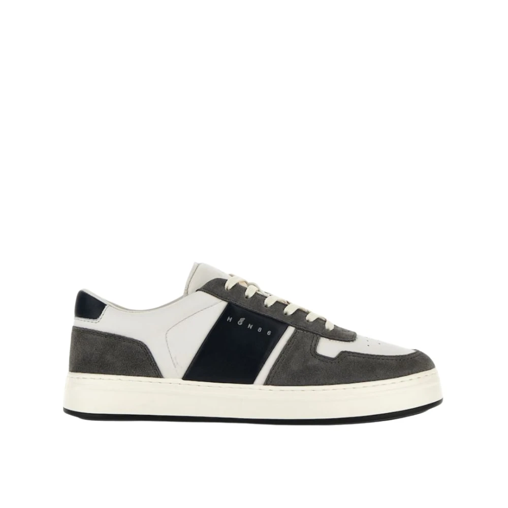 Hogan Retro-geïnspireerde H-Tv Sneakers Heren Schoenen Zwart