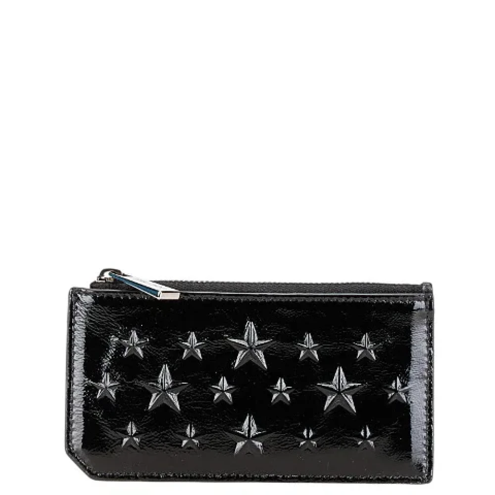 Jimmy Choo Pre-owned Leather wallets Black Dames