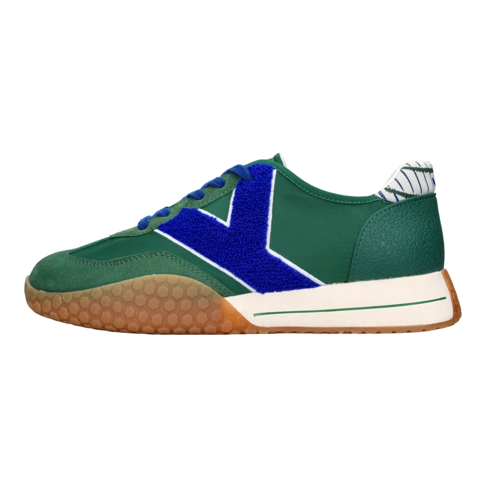 Kehnoo Uomo Verde - Sneakers In Pelle Scamosciata E Tessuto - Shoes - 40 Eu