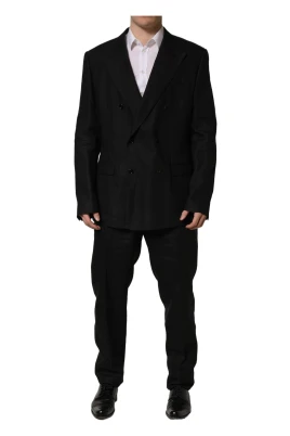 Linen Slim Fit Dubbelknäppt 2-delad kostym
