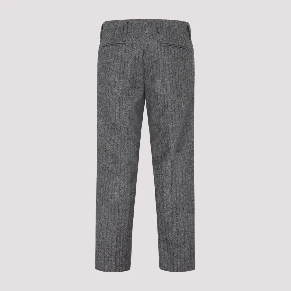 Dries Van Noten Suit Trousers Gray Heren