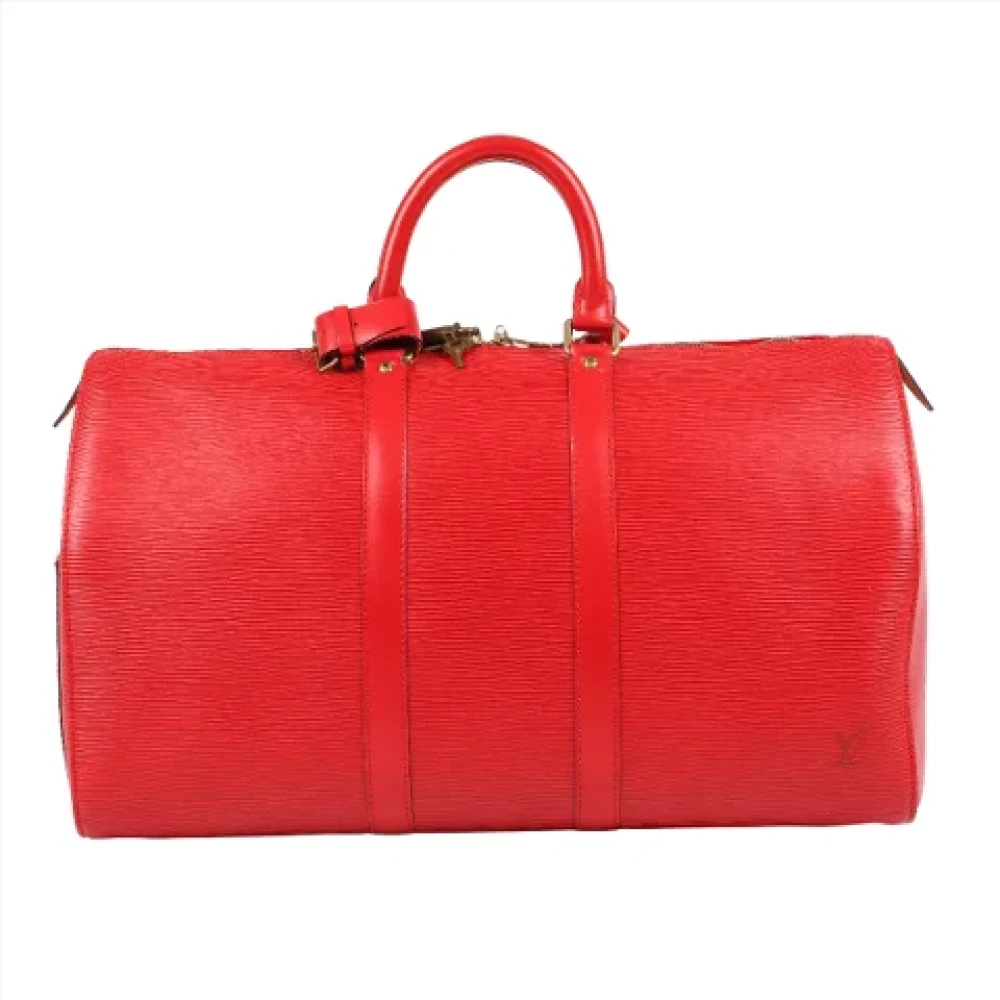 Louis Vuitton Vintage Pre-owned Leather louis-vuitton-bags Red Heren