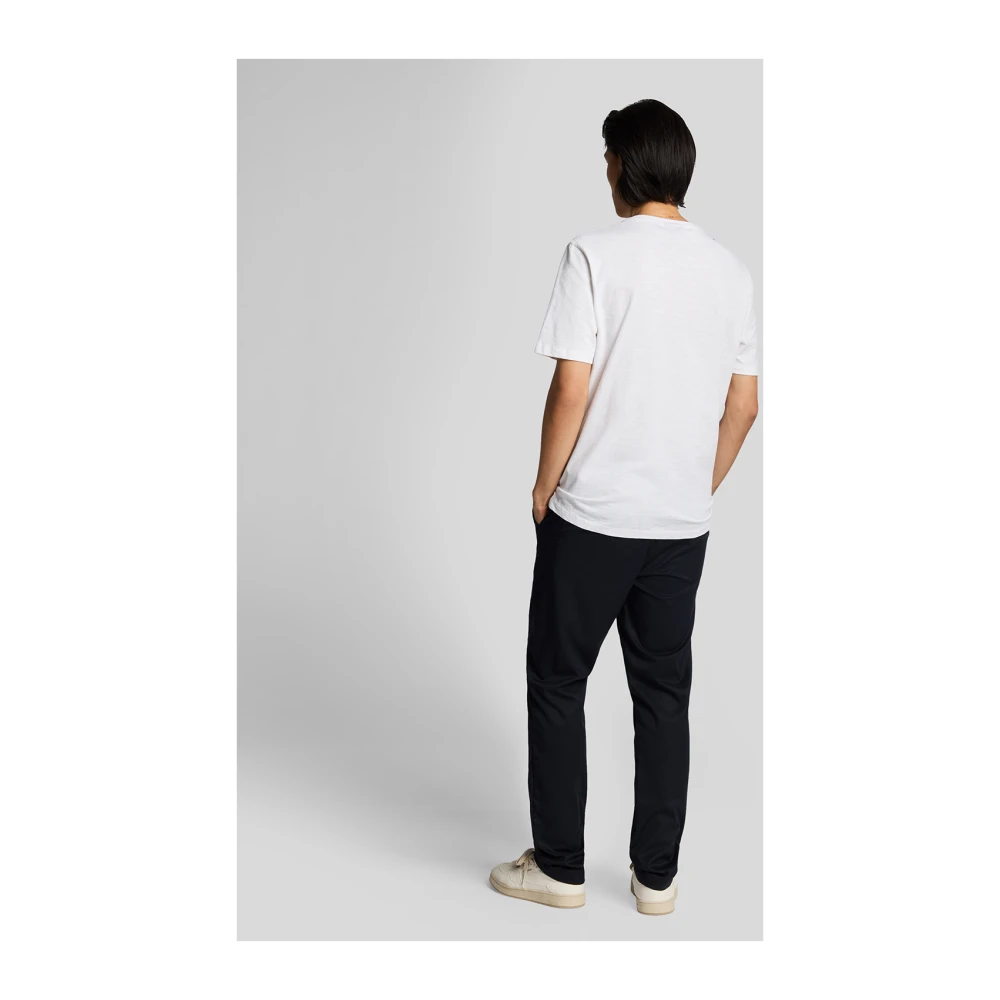 Lyle & Scott Broek Tapered Trekkoord Broek Blue Heren