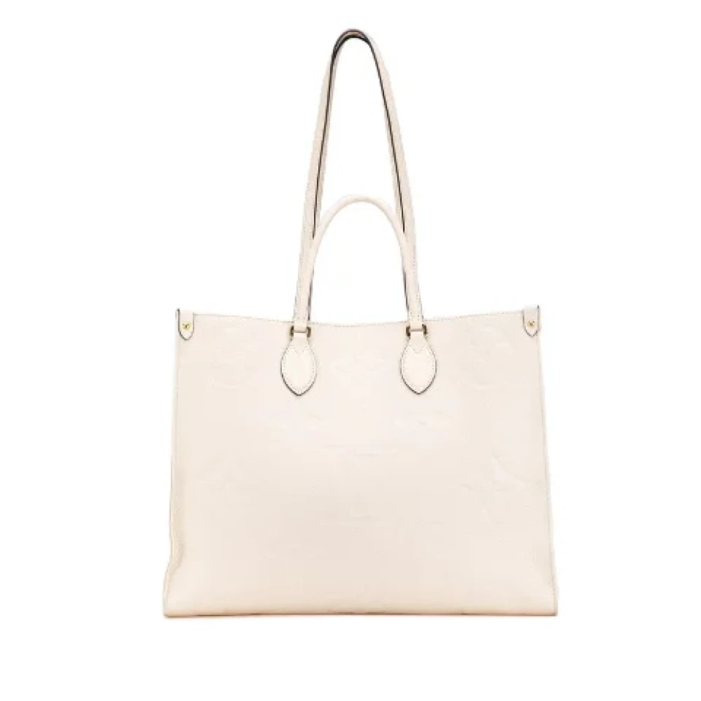 Louis Vuitton Vintage Pre-owned Leather louis-vuitton-bags White Dames