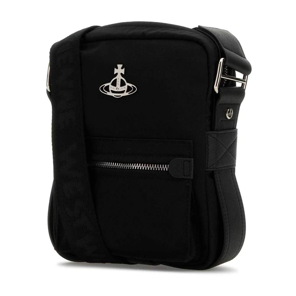 Vivienne Westwood Stijlvolle Zwarte Crossbody Tas Black Dames