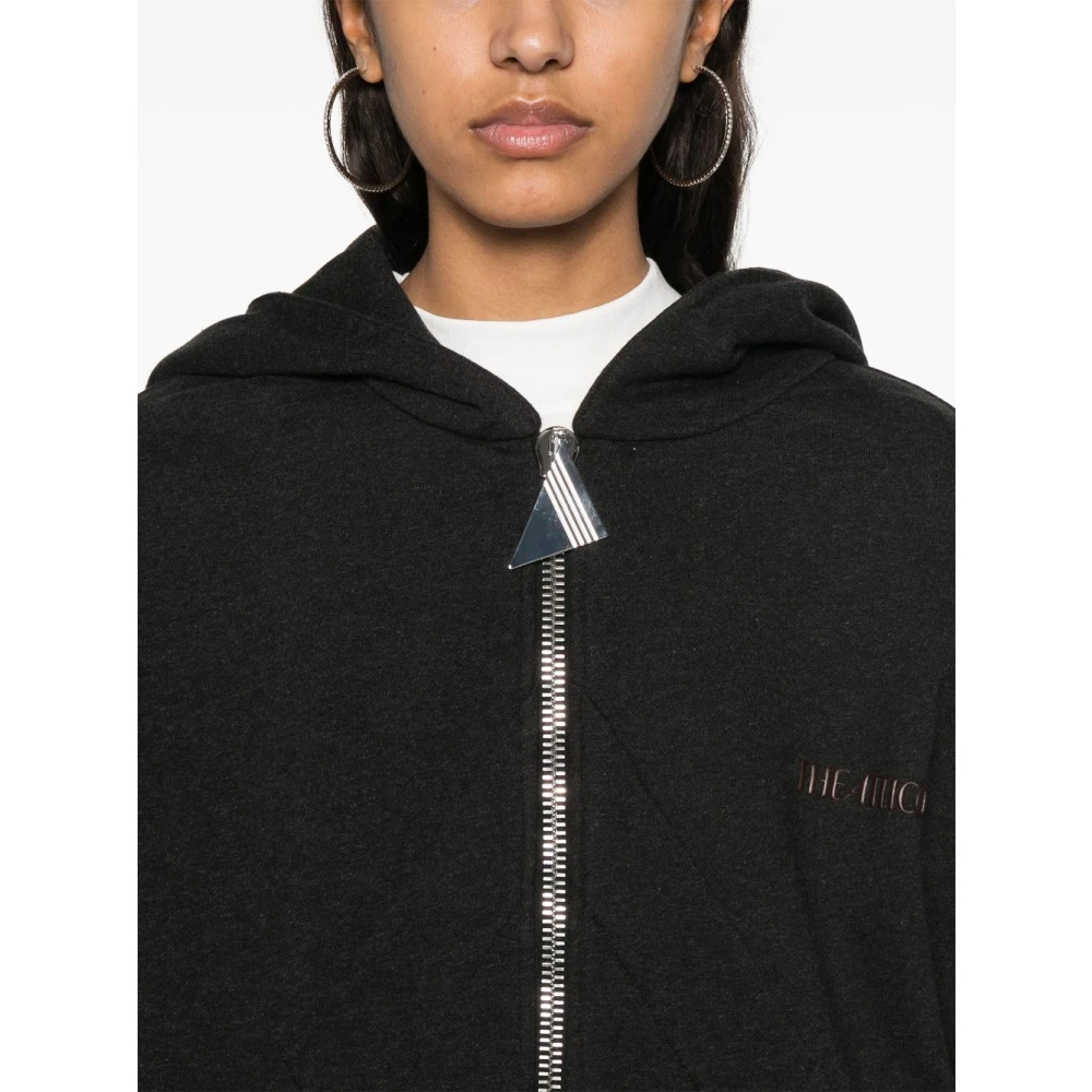 The Attico Stijlvolle Sweaters Collectie Black Dames
