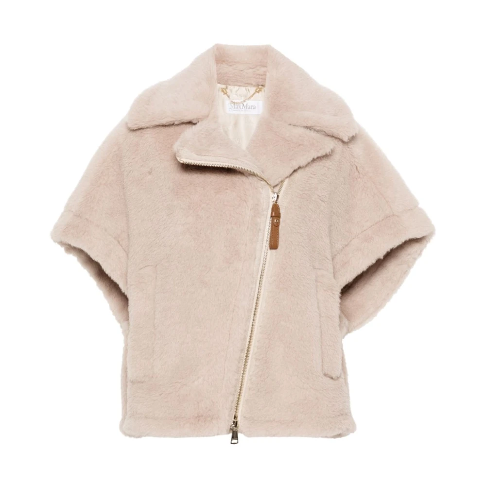 Max Mara Stijlvolle Jassen Newmanto 002 Beige Dames