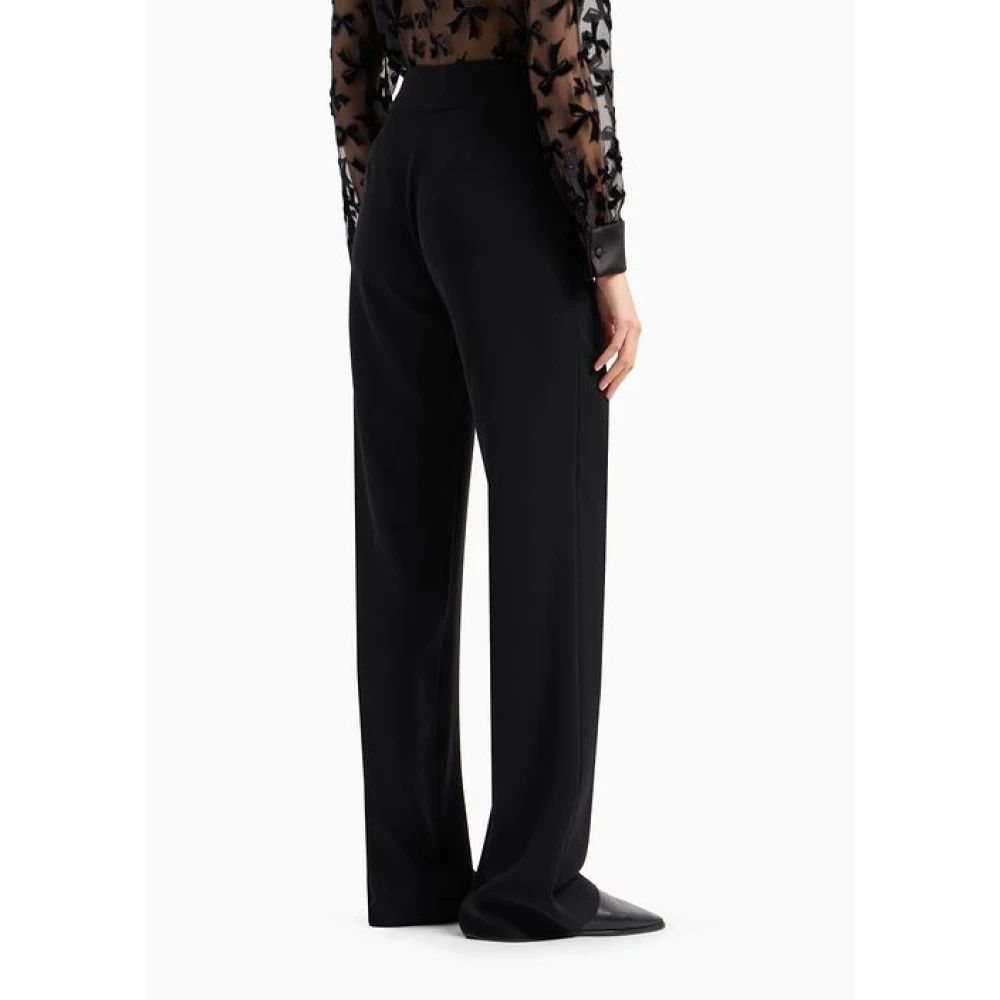 Emporio Armani Polyester Broek Black Dames