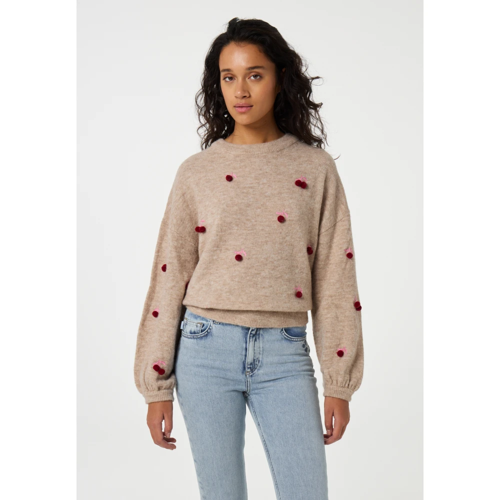 Fabienne Chapot Linda Cherry Pullover Beige Dames