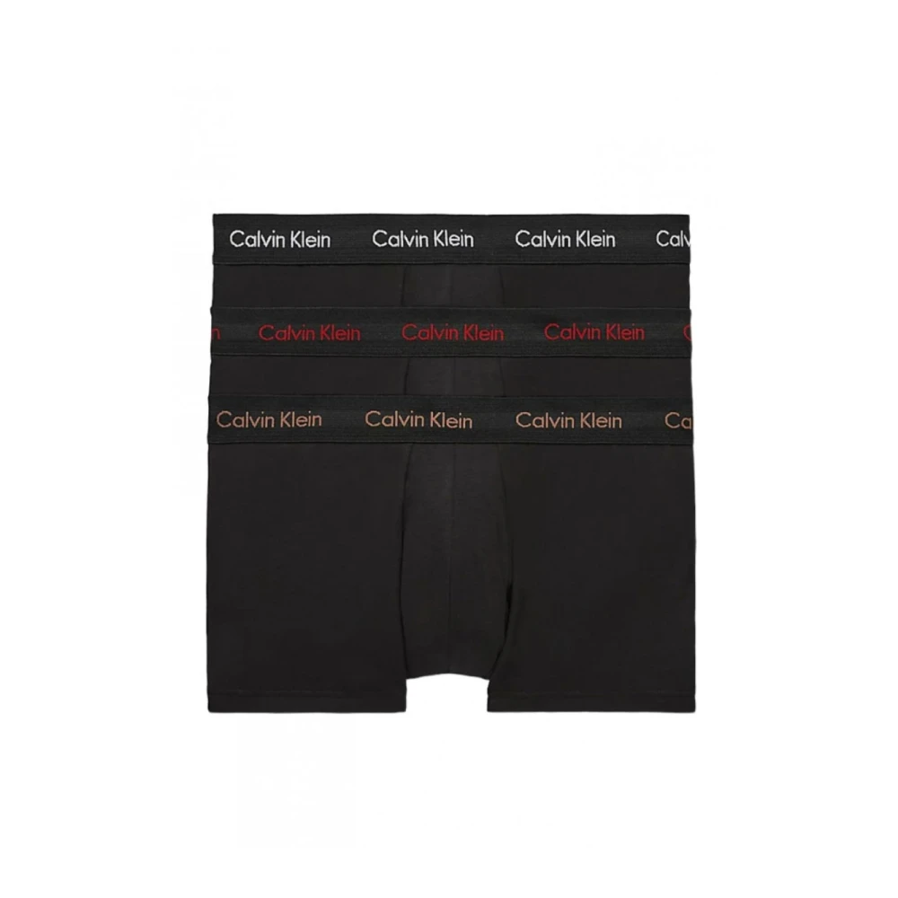 Calvin Klein 3-Pack Bomull Stretch Boxers - Svart Black, Herr