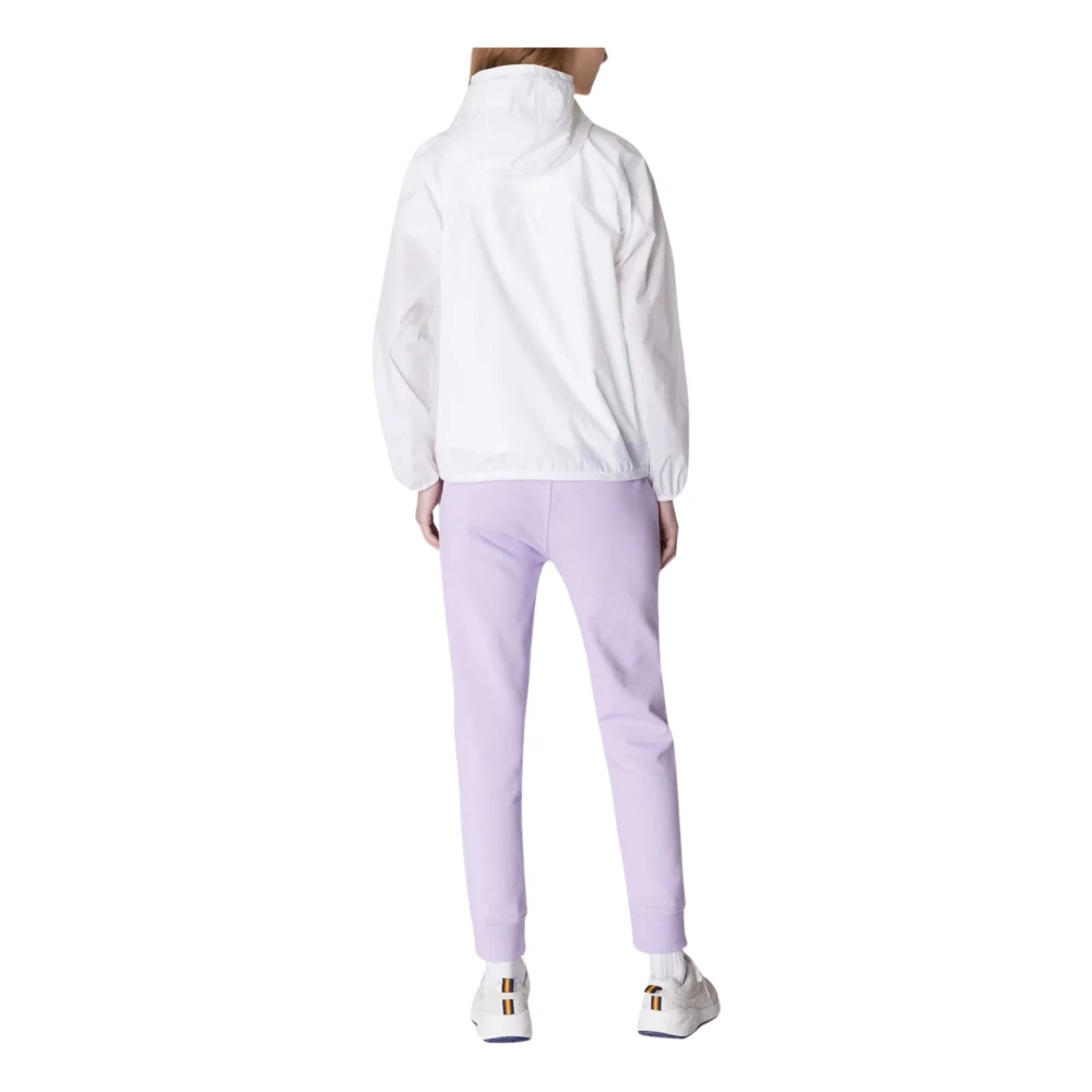 K-way Witte Waterdichte Windjack White Dames