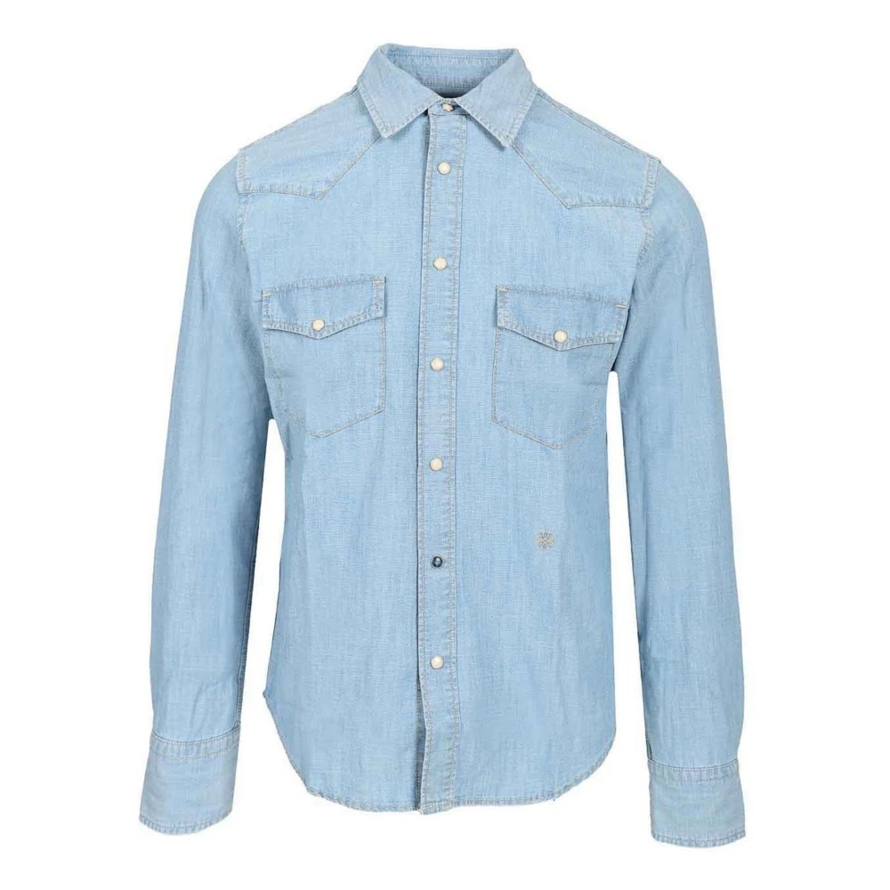 Jacob Cohën Denim Shirt - Male - Denim Shirts - Blue - M - Shirts