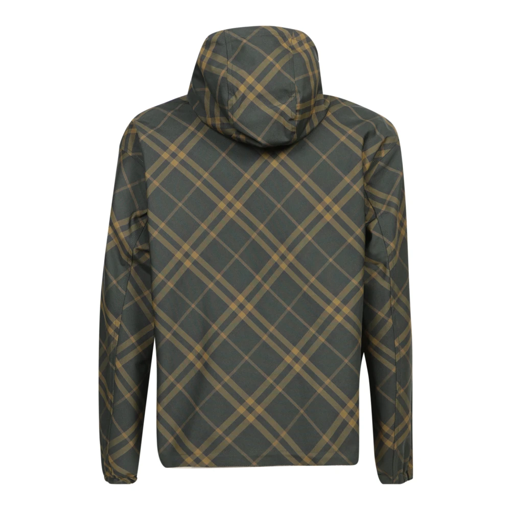 Burberry Zwarte jas voor mannen Aw24 Multicolor Heren