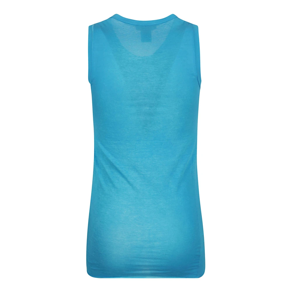 Avant Toi Turquoise Katoenen Top Gemaakt in Italië Blue Dames