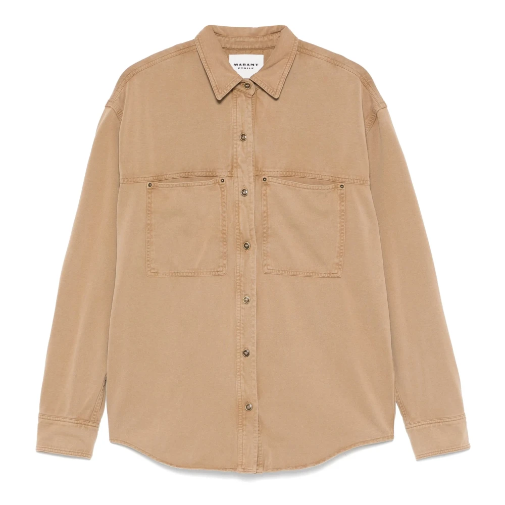 Isabel Marant Étoile Khaki Raquel Stijlvolle Modieuze Jurk Brown Dames