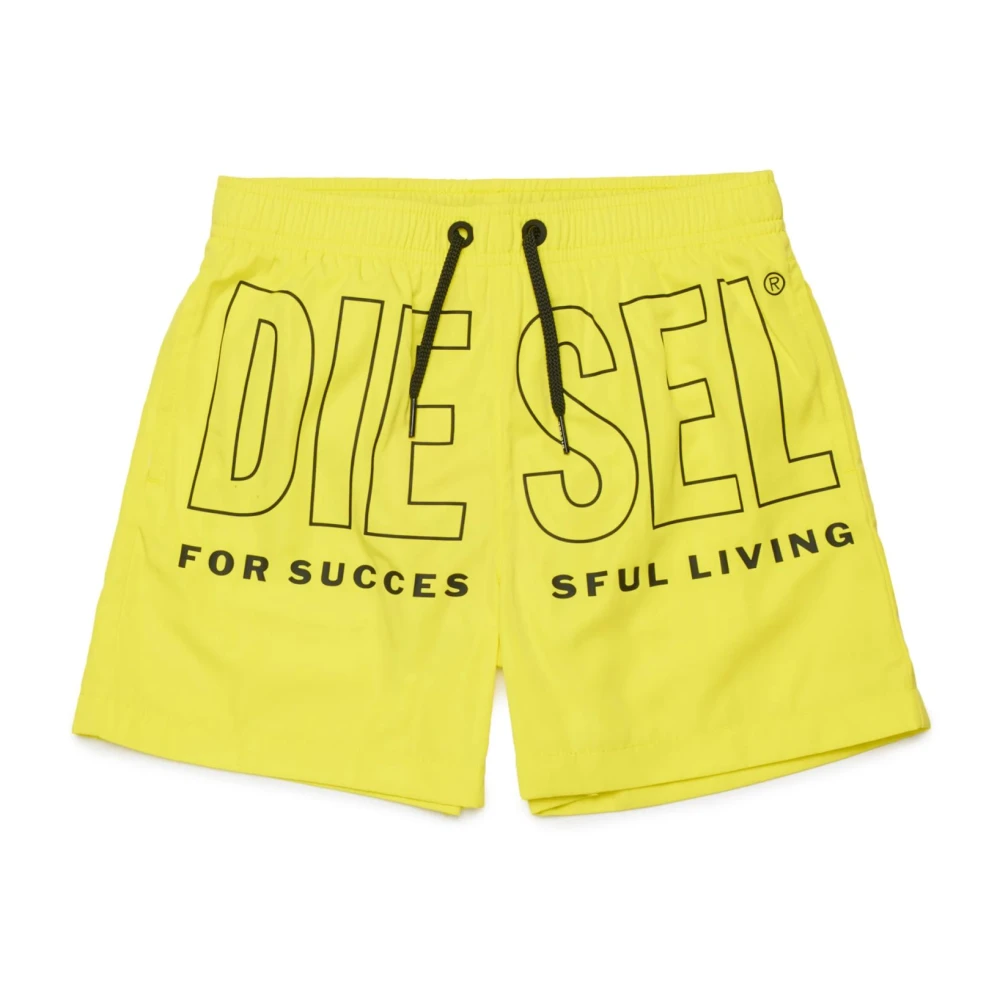 Diesel Boys Yellow Midit Swimsuit - Kids Swimming Trunks - 16 Y - Kids