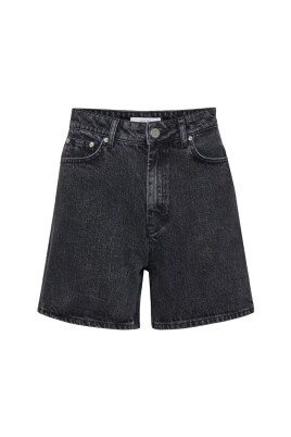 black-washed-high-waist-denim-shorts