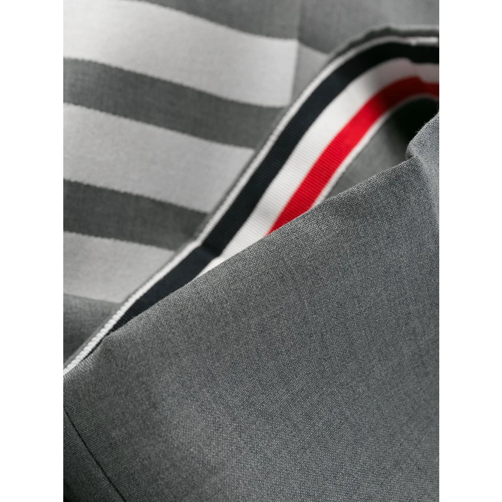 Thom Browne Grijze 4-Bar Broek Gray Heren