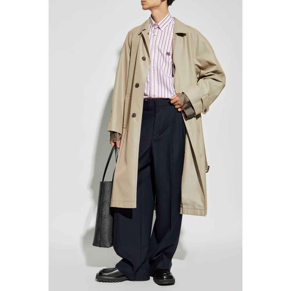 ETRO Gestreept overhemd Pink Heren