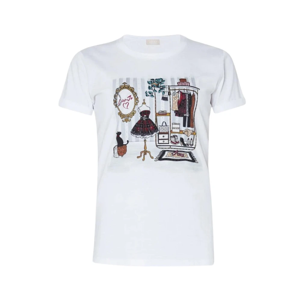 Liu Jo Klassiek T-Shirt White Dames