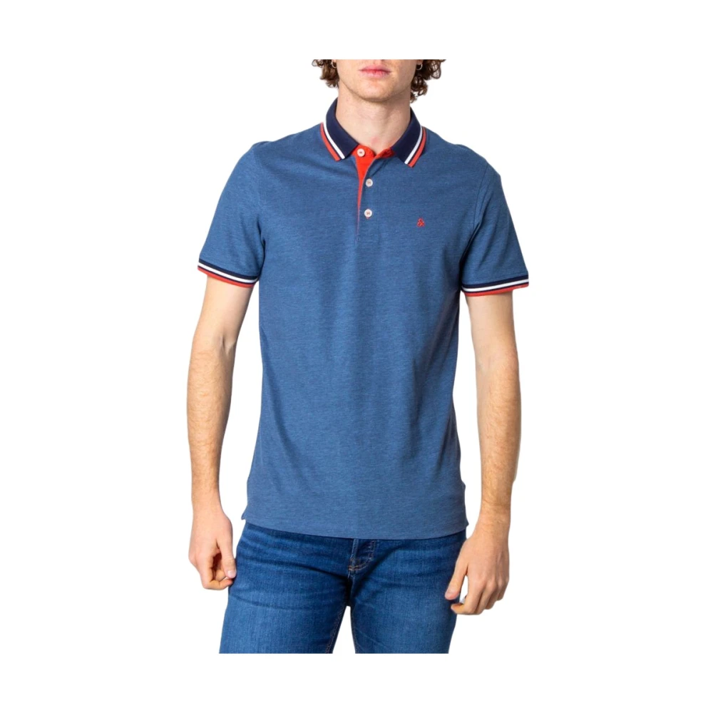 Jack & Jones Men's Blue Jjepaulos Ss Noos