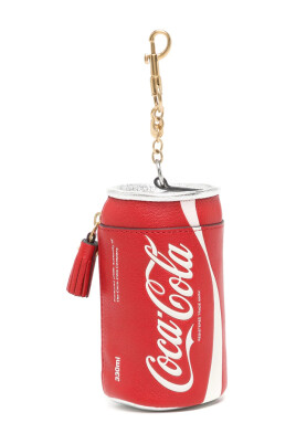 red-white-leather-motif-print-keyring