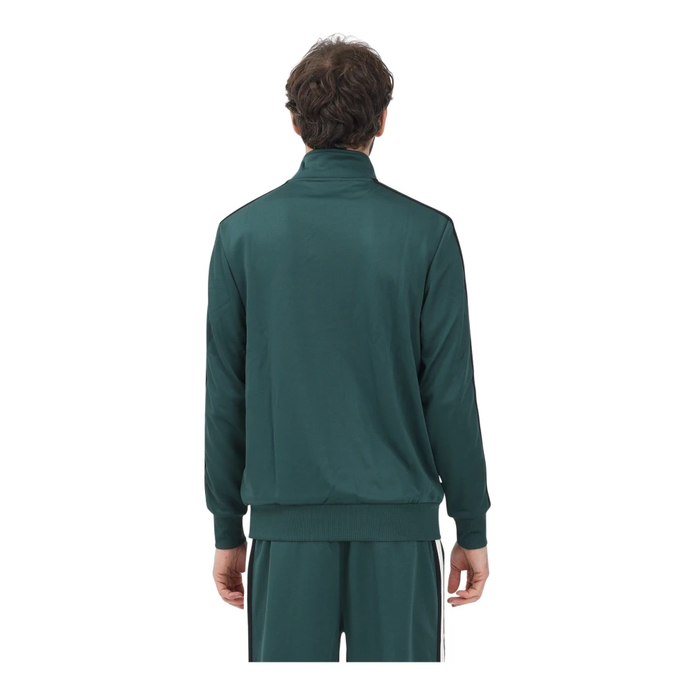 new era Sportieve Zip Track Sweater Green Heren