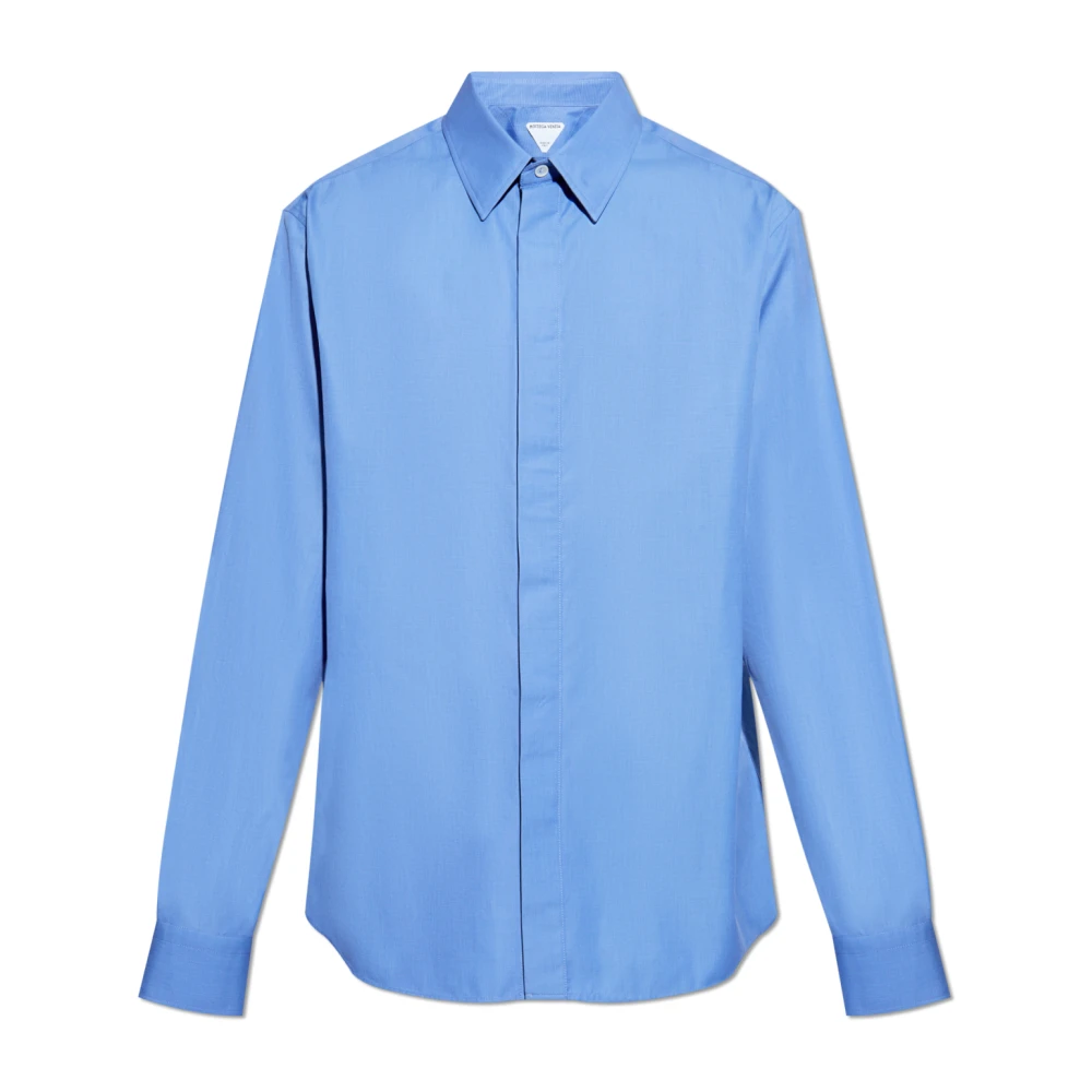 Bottega Veneta Lange mouwen shirt Blue Heren