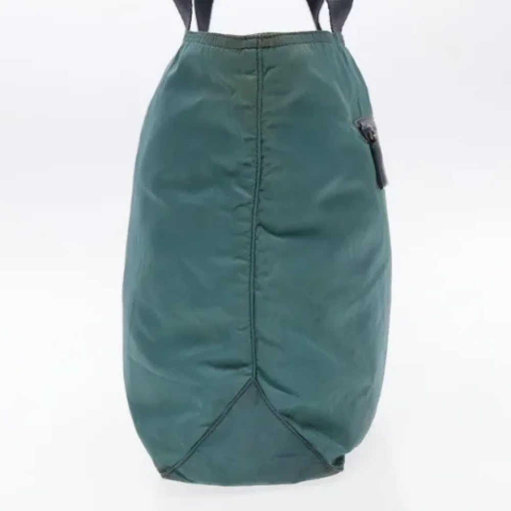 Prada Vintage Pre-owned Nylon prada-bags Blue Dames