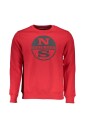 sweatshirt-en-coton-rouge-a-col-rond