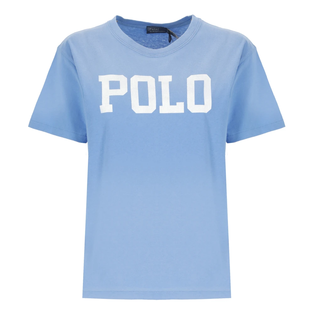 Ralph Lauren Katoenen T-shirt Blue Dames