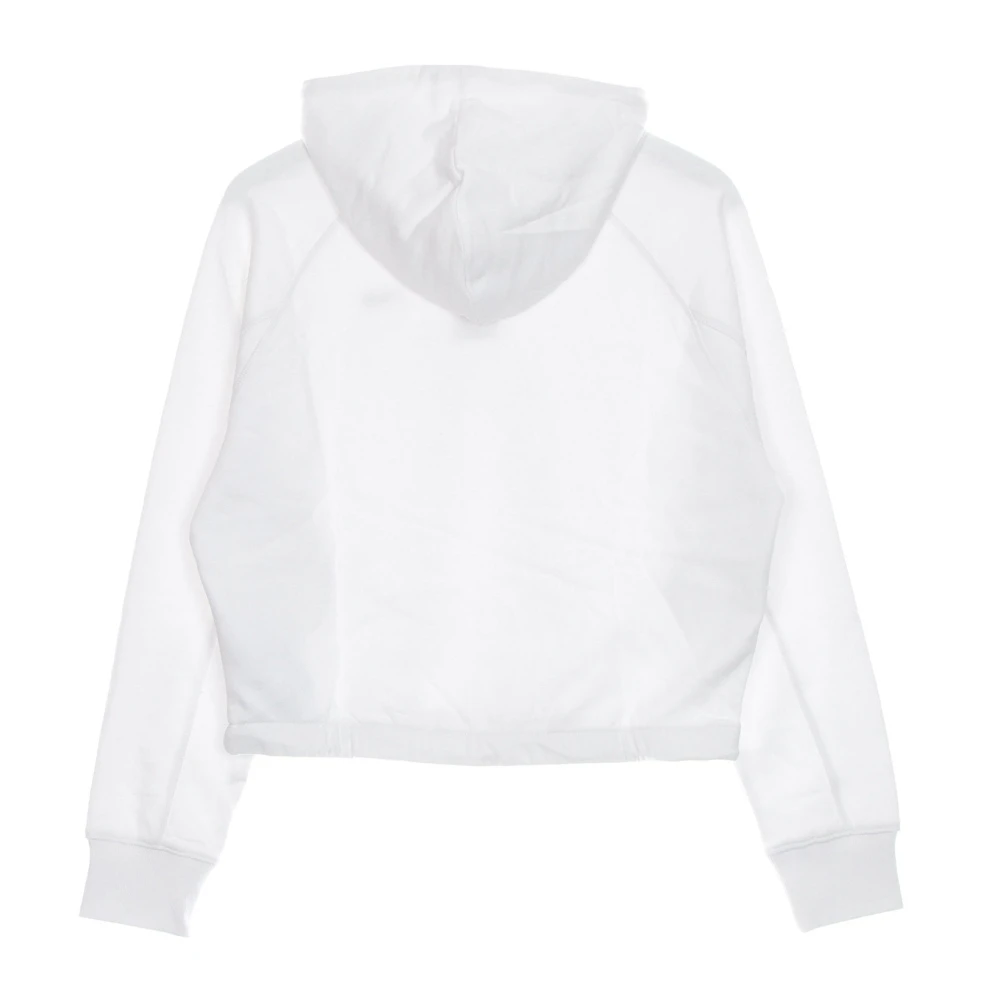 Fila Witte Cropped Hoodie met Koord White Dames