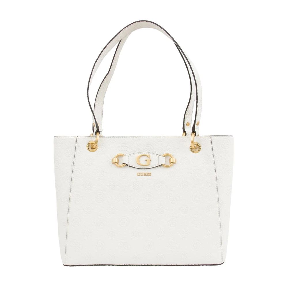 Guess Steen Handtassen Elegant Ontwerp Beige Dames