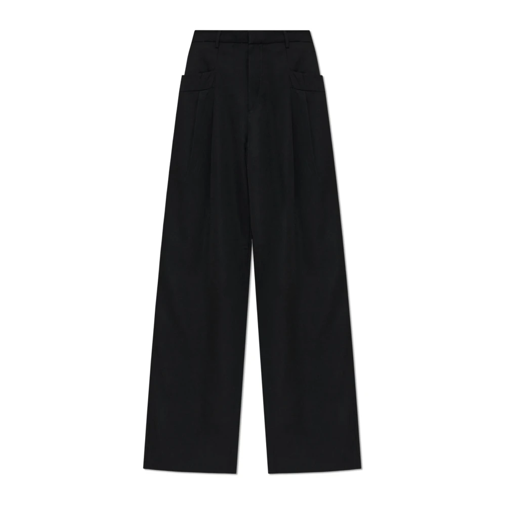 R13 Donna Nero Pantaloni, W24, New,